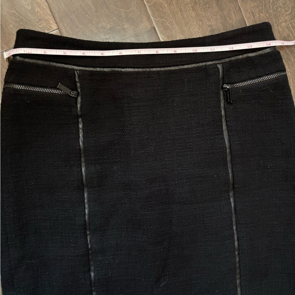 Karl Lagerfeld Tweed Black Skirt - Picture 4 of 7
